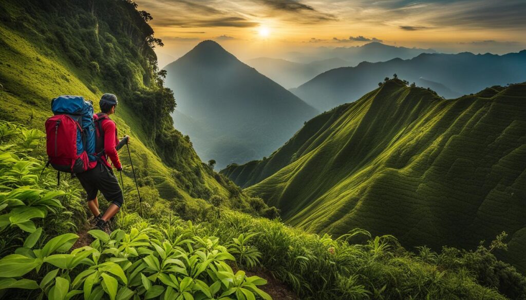 destinasi pendakian gunung di Indonesia