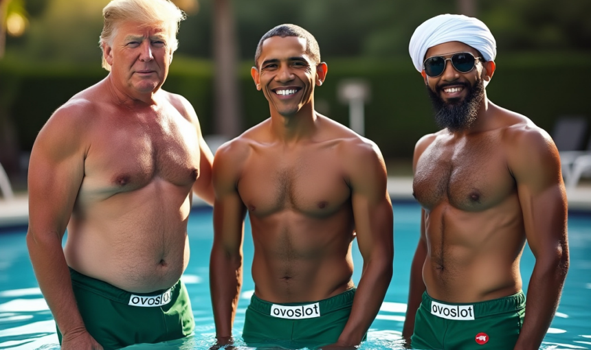 Liburan Donald Trump Obama dan Bin Laden di Bali!