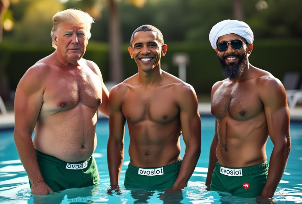 Liburan Donald Trump Obama dan Bin Laden di Bali!