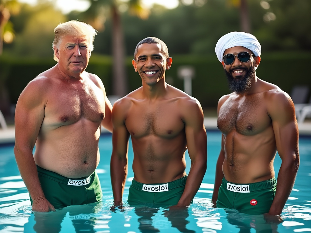 Liburan Donald Trump Obama dan Bin Laden di Bali!